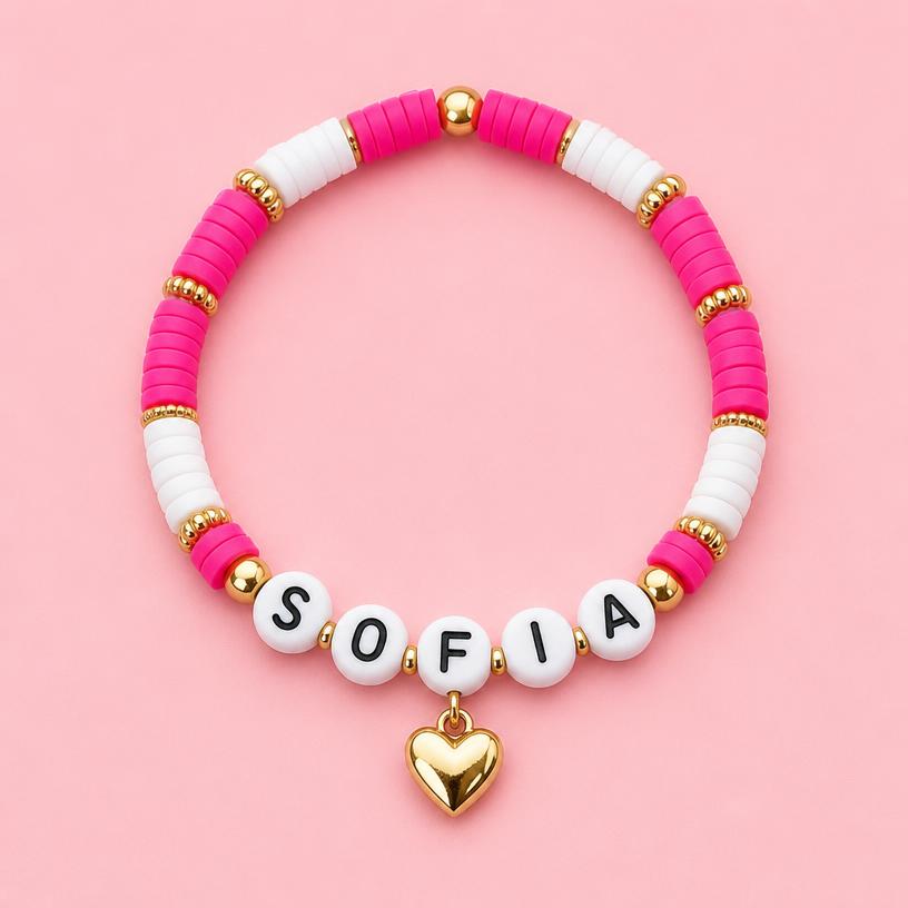 Pulseira personalizada com o nome Sofia